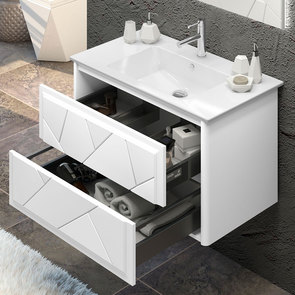 Мебель подвесная для ванной комнаты Opadiris Луиджи 90 белый