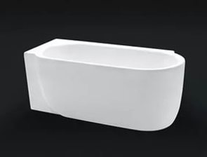 Ванна акриловая асимметричная BelBagno арт. BB11-1800 180х80х59